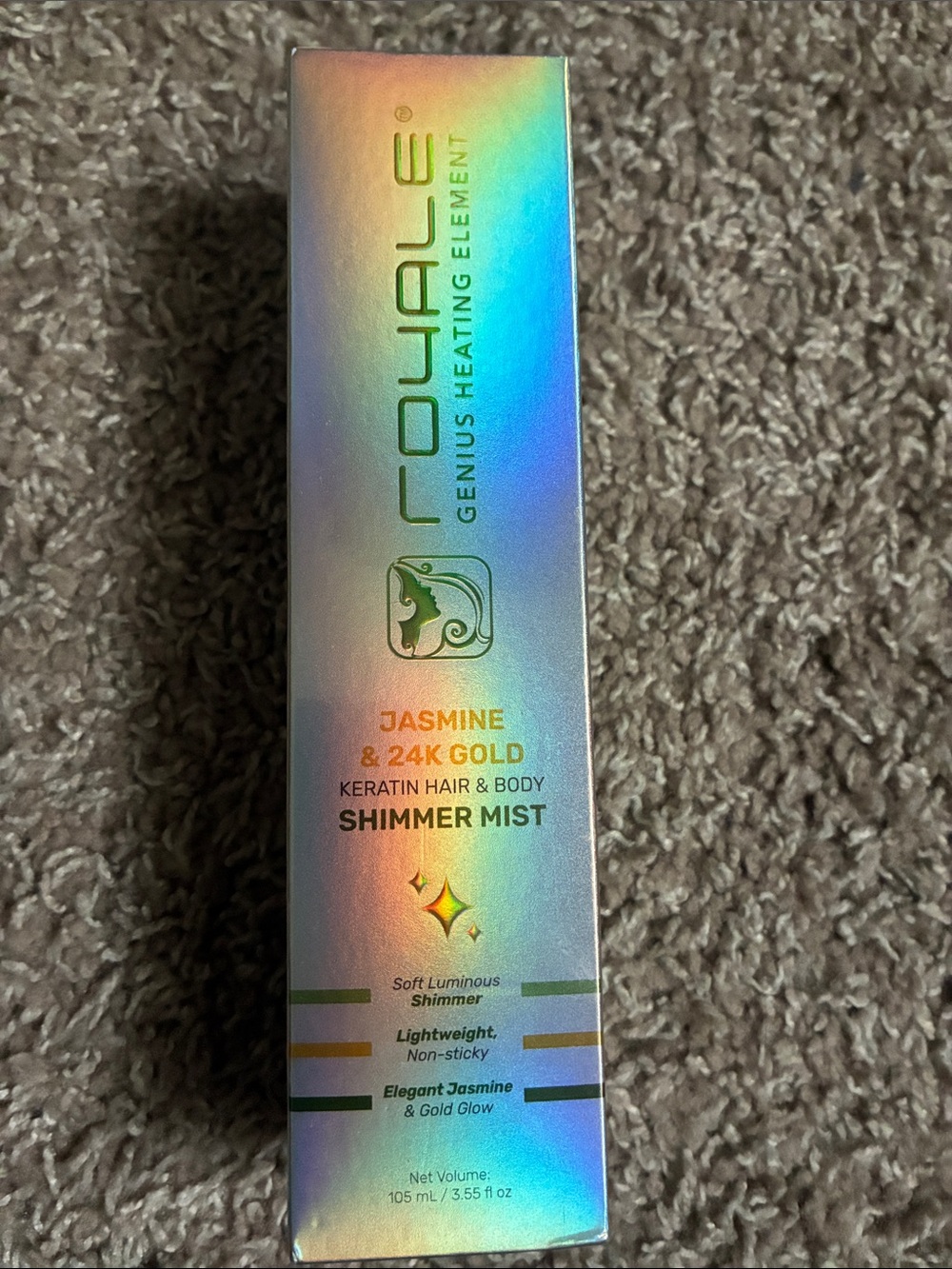 Royale Jasmine & 24K Gold Keratin Hair & Body Shimmer Mist — Iridescent